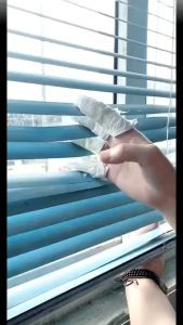 Household Clear Detachable Plastic Microfibre Venetian Blind Shutter Clean Brush for Home