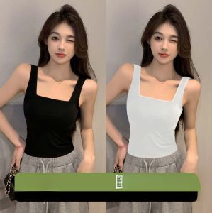 MiiOW | Áo ba lỗ không tay cotton ôm vừa vặn cổ lớn thời trang mùa hè cho nữ MiiOW Xin-GY107 Áo ba lỗ không tay cổ tròn màu trơn