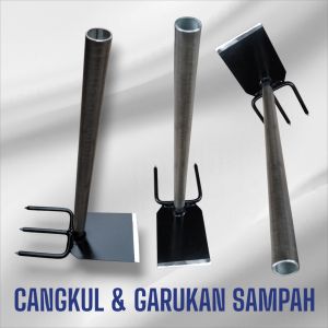 Cangkul & Garukan sampah serbaguna Cangkul baja Cangkul rumput