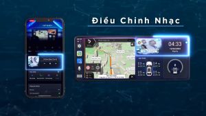 Android box xe hơi Vietmap BS10 Lite Dẫn đường Vietmap Live Kết nối Sim 4G AppleCarplay & AndroidAuto