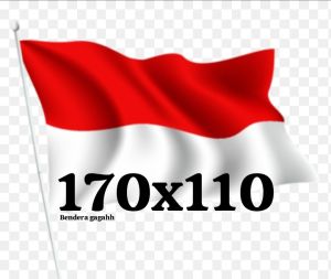 Bendera Merah Putih ukuran 170x110cm
