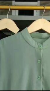 Blouse Crinkle Airflow Terbaru Baju Atasan Polos Wanita Viral Kekinian Nazella Murah Kekinian | Kemeja Blouse Basic Premium