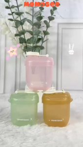 Momosee Kotak Susu Bubuk Bayi Mini 45gr Travel Kotak Penyimpanan Susu Bayi Anti Tumpah BPA Free CJ27