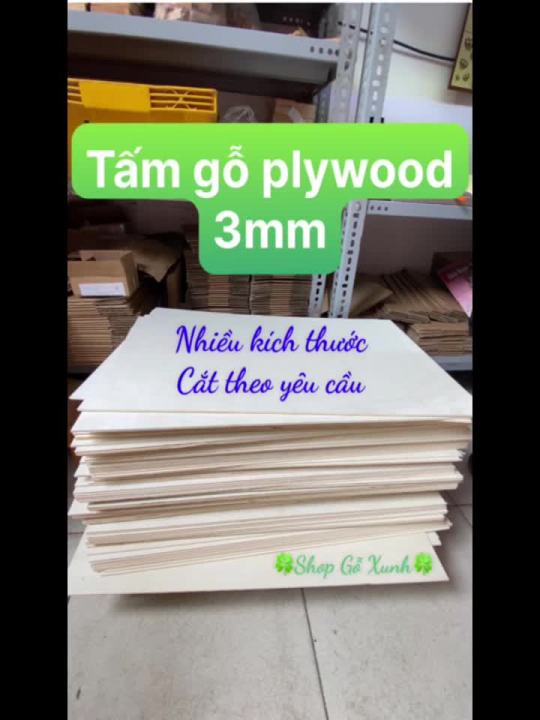 Tấm Gỗ Mỏng 3mm Loại Tốt 2 Mặt Trắng Đẹp Tấm Gỗ Plywood Làm Mô Hình 3D ...