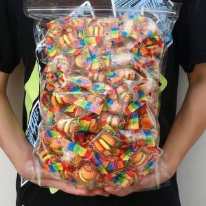 Burger Shaped Fruit Flavor Gummies Candy