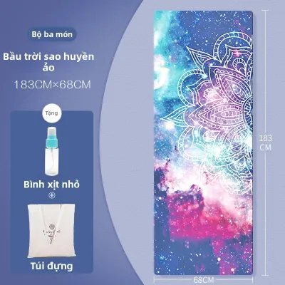 Khăn Thảm Yoga Chống Trượt Có Thể Giặt Di Động Nhẹ