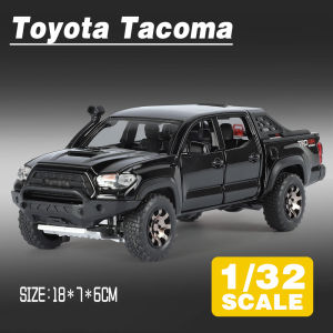 LEO 1:32 Toyota Tacoma Diecast โมเดล รถอัลลอยด์รถยนต์ของเล่นคอลเลกชันของขวัญสําหรับเด็กชายสาว ของเล่นเด็ก