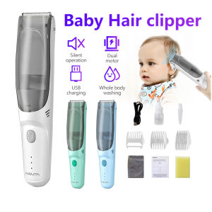 Kids Electric Hair Clipper for Kids USB Rechargeable Hair trimmer shaver Barber Haircut with 4 Heads Beard Razor trimmer Men Cordless Hair Cutting Machine Mesin rambut