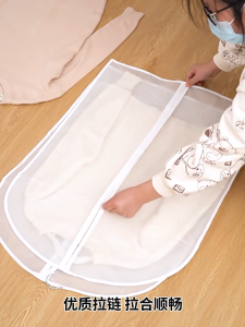 ผ้าคลุมกันฝุ่นสำหรับเสื้อผ้า หน้าแรกเสื้อโค้ทแขวนกระเป๋า ตู้เสื้อผ้าเสื้อผ้าลงเสื้อสูท กระเป๋าแขวนเสื้อคลุมโปร่งใส