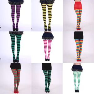 Quần Tất Dài Sọc Vằn Nhiều Màu Sắc Lựa Chọn Với Chất Vải Dày Siêu Dai Tạo Độ Dễ Thương Khi Mặc Váy Đi Chơi Đi Tiệc