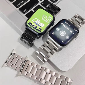 Stainless Steel Metal Strap for Apple Watch Band 40mm 44mm 42/38mm 41mm 45mm 49mm Bracelet Compatible with I Watch Series 8 7 9 SE 6 5 4 3 2 1 Ultra Watch Band [Ready Stock]