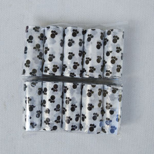 Desktop Small Trash Bag Small Size Mini Portable Flat Mouth Desktop Trash Can Car Disposable Plastic Bag