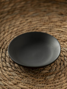 Zero-Home Ceramic Plate Afternoon Tea Snack Bowl Simple Cake Plate Cream Style round Shape Dessert Plate Universal Use