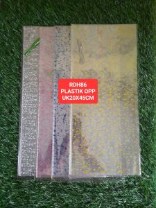 OPP FLOWER PLASTIK SNAK FARSEL UK 20X45CM [1 PAK ISI 12PCS]