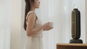 [SG Stock] Mini Table Fan Stand Fan  Aromatherapy Tower Fan  Rechargeable USB Fan USB Charging  3600mAh  Charging Desk Satnding Fan  Noiseless Retro Elegance Fan