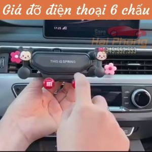 Giá Đỡ Điện Thoại This Is One Gắn Điều Hòa Xe Hơi 6 Chấu - Giá Đỡ Kẹp Điện Thoại Cửa Gió Điều Hòa Ô Tô