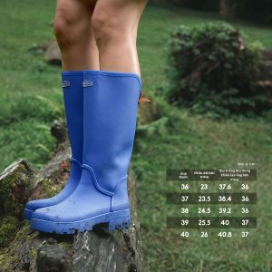 Giày Mưa Ngoài Trời Chống Thấm Cao Cổ
