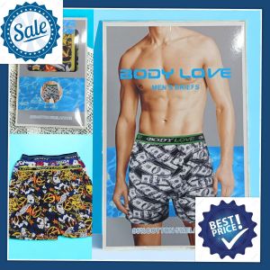 2 PCS/BOX BODY LOVE MENS BOXER GOOD QUALITY FABRIC