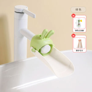Adorable Cartoon Silicone Faucet Extender for Kids Home Use Hand Washing Device Anti-Splash Long Reach Universal Tool