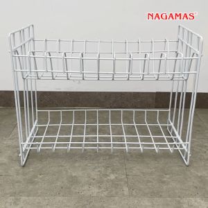 Rak Piring Susun 2 Putih Nagamas