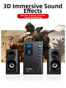 SADA | Bluetooth Subwoofer Wood Speaker Home and Karaoke High Power