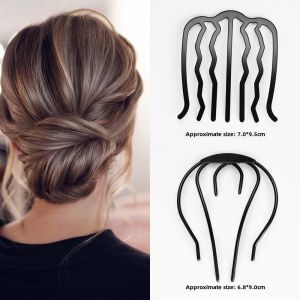 Bun Iron Hair Plug Fixed Braided Hair Bean Bag Updo Tools Handy Gadget Headdress Hair Band U-Shaped Hair Pin Hair Comb