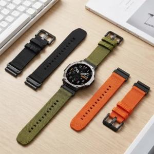 26mm Nylon Strap for Amazfit T-rex Ultra 2 Sport Adjustable Watch Band for Garmin Watch Fenix 8 Pro Bracelet Accessories