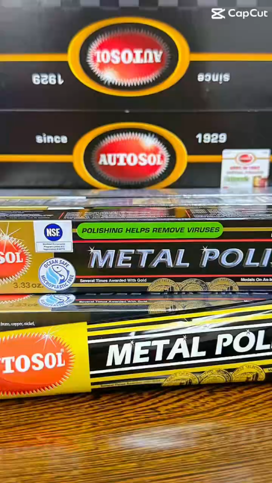 AUTOSOL METAL POLISH MADE IN GERMANY 75ML POLISHING HELPS REMOVE VIRUSES PEMBERSIH LOGAM KILAP CEMERLANG POLISHES