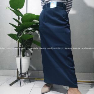 Rok Seragam SMP/SMA dan Kerja - Model Span Panjang Belah Belakang