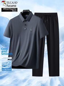 TUCANO | Mens Summer Lightweight Sport Set Polo Shirt Shorts
