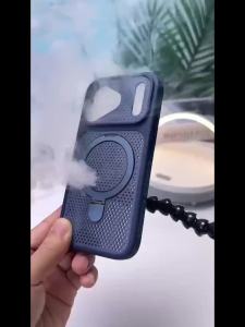 Ốp Lưng Điện Thoại Magsafe Tản Nhiệt Bảo Vệ Camera Chống Sốc Trong Suốt TPU Cho iPhone 17/16/15/14/13/12 Pro Max