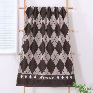 Cut Velvet Jacquard Soft Absorbent Bath Towel 70x140cm