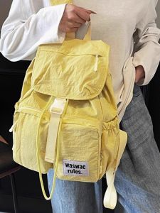 OUDENGPAI | Ultra-Light Short Trip Backpack High Aesthetic Value Dopaamine Womens Casual Versatile Mountain Biking Small Bookbag