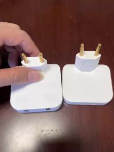 Foldable EU Plug Adapter With USB Port 4 in 1 Extension Socket Russia Spain Korea Travel Aadapters Power Converter AC Outlets