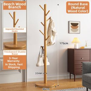ZHENTAIYUAN | Wooden Coat Rack Stand