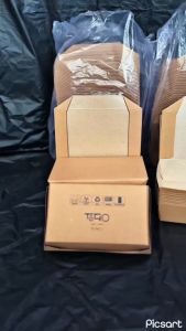 LUNCH BOX PAPER COKELAT KRAFT/PAPER LUNCH BOX ANGEL MEDIUMLARGE ISI 50 PCS