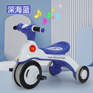 Childrens Tricycle Bike Toddler Baby Bicycle Triple Wheel Push Car for 1 Year Old 2 Years Old 6 Years Old Kids Vehicle