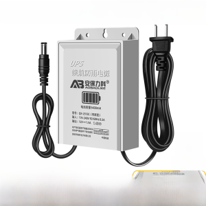 Outdoor Waterproof Surveillance Camera Power Adapter 12V2A Security Camera Backup Power Supply AOBAOLIKE ABLK-A03