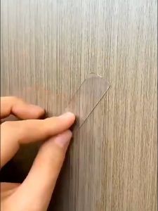 60-Piece Multipurpose Double-Sided Adhesive Tape Set - Clear Removable Waterproof Mounting Strips for Hanging Decor Couplets Photos & Clocks