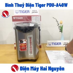 Bình Thủy Điện Tử Tiger PDU-A40W HÀNG CHÍNH HÃNG