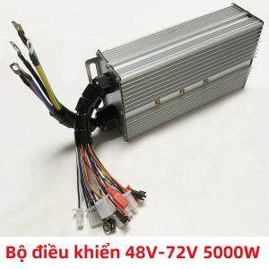 Bộ Điều Khiển Xe Đạp Điện Đa Năng Động Cơ Không Chổi Than 2000W-5000W 80A Cho Xe Đạp Điện Xe Máy Điện Ba Bánh - Tương Thích 36V-72V
