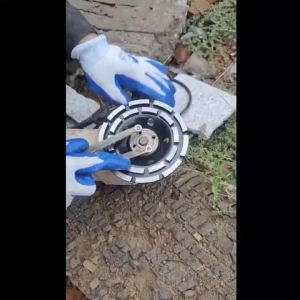 Diamond Double Row Grinding Wheel Cement Stone Concrete Floor Millstone Diamond Grinding Wheel Durable 4 inch 5 inch