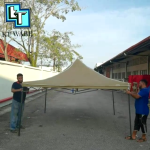 KT WARE 6x6 8x8 10x10 3x3m folding canopy folding tent kanopi bazar khemah ( full set) payung niaga canopy lipat kanopi