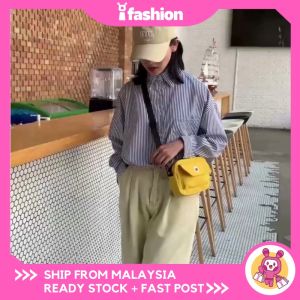 iFASHION 1091 Small rectangular messenger shoulder canvas crossbody shoulder female woman bag beg kanvas wanita