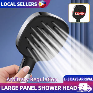 High Pressure Shower Head Large Panel Heavy Duty 3 Modes Water Nozzle Rain Spray Experience Matibay Quality For Banyo