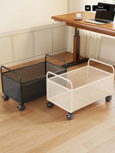 Book and Item Storage Rack Wheeled