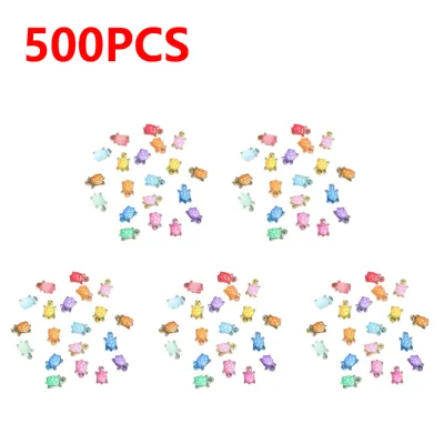 100-500pcs Mini Resin Turtles Night Glow Turtle Figurines Multi-Function Glow in The Night Turtle Miniatures for Micro Landscap