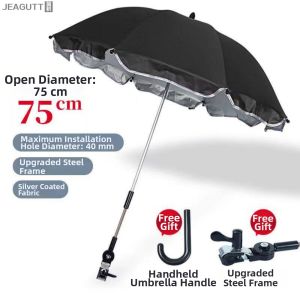 jeagutt | Sun And Rain Protection Umbrella For Baby Stroller