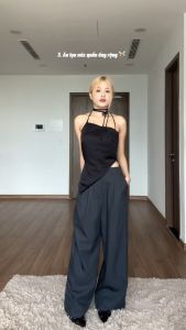 Áo lụa cổ yếm hai lớp | CILIA TOP - CLÉLIE