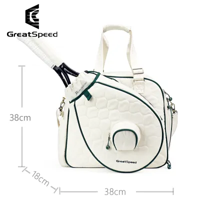Great Speed | Large Capacity Tennis Bag 2 Rackets Independent Shoe Compartment